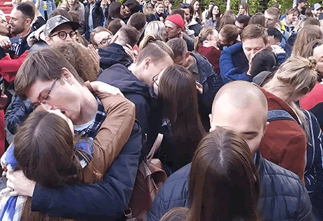 В Москве установили рекорд по поцелуям