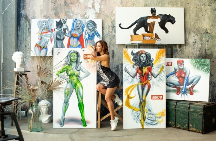 Супергерои в каждом из нас: в Москве пройдёт поп-арт выставка художницы Алины Шимовой «Супервумен»